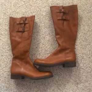 Franco Sarto Knee high Chestnut Brown Boots